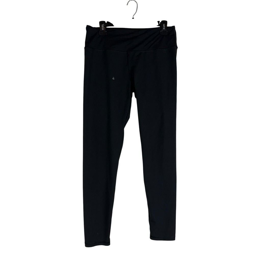Victoria Sport Leggings Womens Large Black Knockout Logo Ankle Yoga Athletic